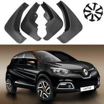 Guardabarros par Renault Captur, accesorios para salpicaduras, Samsung QM3, ~ 2013, 2018, 2017, 2016, 2015, 2014 m. black