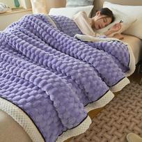 Thickened Falai Velvet Milk Velvet Blanket To Keep Warm 150*200cm gray