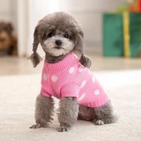 Clothes For Dogs Chihuahua Sweater For Small Dogs Winter Clothes For Sphinx Dog Sweater For York Warm Dog Clothes XXL rožinė