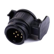 13 to 7 Pin Plug Adapter for Car Trailers Padlock Waterproof Connector 12V Protect Towing Anti Socket Towbar Accessories juoda