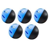 5PCS Hollow Hole Airflow Balls EVA Softballs Plastic Baseball Practice Balls  Outdoor mėlyna/juoda