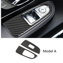 ABS Anglies Pluošto Interjero Apdailos Juostelė Langų Stiklo Pakėlimo Jungiklio Rėmelis Su Blizgučiais Mercedes Benz V klasės W447 V260 Model A gray