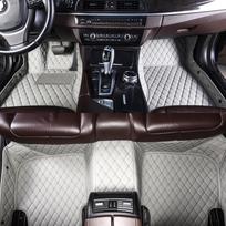 Car Floor Mats For Ford Fiesta 2009-2017 DropShipping Center Auto Interior Accessories Leather Carpets Rugs Foot violetinė
