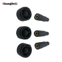 Automobilio variklio dangčio varžto pagalvėlė Variklio apsauginės plokštės guminė dalis Ford Focus II mk2 2005 - 2011 6pcs black