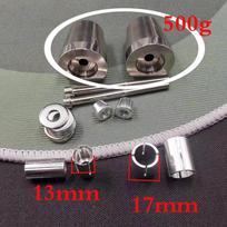 Motociklo nerūdijančio plieno rankenos galinis dangtelis antivibracinis slankiklio kištukas skirtas Yamaha Kawasaki honda KTM Benelli MV AGUSTA stainless steel gray
