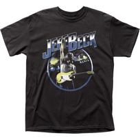 Jeff Beck Scenoje Vyriški Marškinėliai Rokenrolo Muzika Klasikinės Grupės Marškinėliai Nauji Juodi M gray