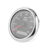 3.3in Boat Tachometer Marine Tacho Meter Gauge LCD Hourmeter 12V 24V white