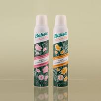 Batiste Naturally Dry Shampoo 200ml Set  Bamboo Green Tea FREE white