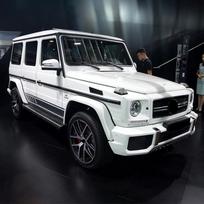 Autentiška automobilio šoninė juostelė Lipdukas Mercedes Benz G55 G63 AMG W463 G Klasės Automobiliui juoda