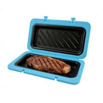 Mini Microwave Sandwich Maker Removable Non-stick Plates Panini Press Grilled Cheese Maker Compact Toastie Kitchen Appliance mėlyna