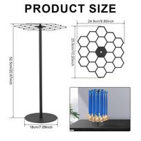 Metal Medal Rack Tabletop Medal Holder about 45 Medals Capacity Medal Display Holder for Sports Rotatable Medal Hangers Display juoda