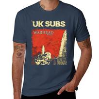 Uk Subs Band Punk Rock Essential Tshirt Comfortable Workout Short Sleeve Shirt 4XL red