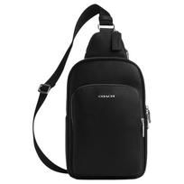 COACH ETHAN Pebble Leather Sling Bag Small Men's Black CY833-SVBK One Size 1