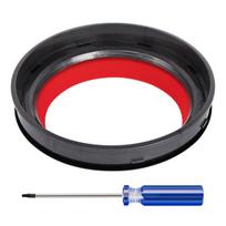 Dyson V10 vacuum cleaner accessories: Rubber sealing ring for dustbin bottom cover red