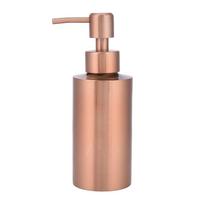 Nerūdijančio plieno muilo dozatorius 250ML 350ML Rožinio aukso losjono dozatorius Daugkartinio naudojimo Modernus skysčio dozatorius Siurblio buteliukas beige