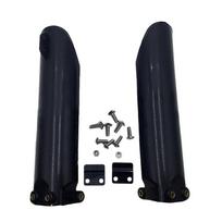 2PCS Pit Dirt Bike Motociklo priekinės šakės amortizatorius Fender Dangtis Šakės Apsauga Apsauga Apsauga 150cc 160cc 200cc 250cc black