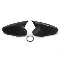Rhyming Car Galinio vaizdo veidrodėlio dangtelis Ragas Šoninis Anglies pluošto/Blizgus juodas 2 vnt. Hyundai Veloster Glossy Black black