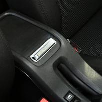 ABS Chromas Automobilio Porankio Daiktadėžės Dekoratyvinė Panelė Apdaila Blizgučių Lipdukas Peugeot 2008 2014 - 2017 black