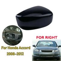 Durų dešinės / kairės pusės galinio vaizdo veidrodėlio dangtelio apdailos kepuraitė Tinka Honda Accord 2008-2012 Left black