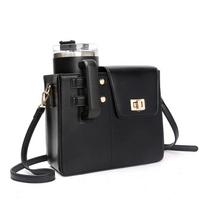 Water Bottle Bag Outdoor Portable Crossbody Multifunctional Universal Protection Pouch Single Shoulder Solid Color Storage juoda