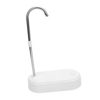 Desktop Water Dispenser with Hose Electric Bottle Drinking   Tray for Living Room Kitchen Bedside white