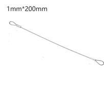 Stainless Steel Stage Lights Rope 20cmx2mm Anti Detachment Rope Safe Double Loop  Daily 1PC-1mm