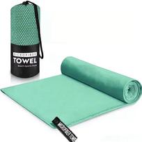 Quick-drying Sports Towel Swimming Gym Fitness Fast Absorbent Towels Camping Running Swimming Beach Washcloth Towels 76x152cm dangaus mėlyna spalva