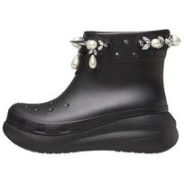 Crocs Classic Crush Boot Simone Rocha Black Women's 210143-001 34-35 juoda