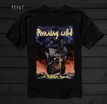 RUNNING WILD Under Jolly Roger Gift For Fan Black S-5XL Unisex T-shirt BO031 M black