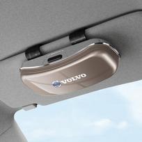 Automobilio skydelis nuo saulės Akinių dėklas Laikiklis akiniams Volvo V60 V40 XC90 S60 C30 XC60 V50 V70 Olestar AWD Automobilio priedai Akininių dėžutė balta