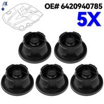 5x Car Engine Covers Rubber Mat For Mercedes Benz Engine Cover Trim Rubber Mounting Grommet Bung Absorber Accessories
