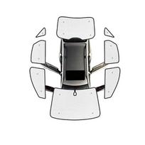 Visiškai dengiami skėčiai nuo saulės, skirti Ford Focus 2 MK2 MK2.5 hečbeko sedanui 2004–2010 m. erdvinio priekinio stiklo šoninio stiklo skydelis Hatchback white