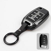 Skirta Kia Sportage Carens Seltos Stonic Niro Pro Ceed Rondo Picanto Morning ABS Carbon Key Car Cover Case Fob Protect D Blue gray