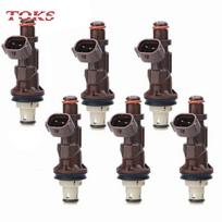 6 vnt./partija Naujos kokybės kuro purkštukai 23250-62040 23209-62040 TOYOTA 4RUNNER 1998 LAND 2325062040 6PCS