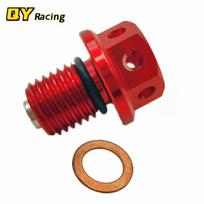 M12xP1.5 Magnetinis alyvos išleidimo varžtas Yamaha YZF-R3 YZF-R25 MT-03 MT-25 YZ250 YZ250X XT250X WR250R WR250X Serow 250 M12x1.5 juoda