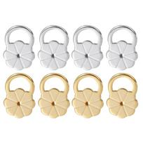 Comfortable Earring Backs For Sagging Earlobes Elegant Flower Lifters Chic Earring Lifters Functional Ear Backings 1 white