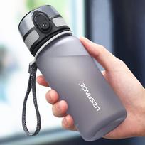 UZSPACE 350ML Sport Water Bottle for Kid Shaker Drink Portable leakproof Baby Feeding Cups Eco-friendly Tritan Plastic BPA 350ml mėlyna