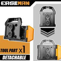 EASEMAN Universal Quick Hang Tool Belt Bag Accessory Tool Organizer Pouch for Electrician Tools Man Gift Install Waist Hang gray