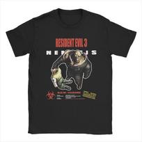 Resident Evil 3 Video game Bootleg Tee Unisex Short Sleeve Shirt S-5XL Unisex T-Shirt XXXXL gray