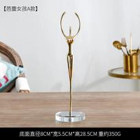 Pure Copper Ballet Girl Decoration Modern Light Luxury Creative Character Crafts Gift TV Cabinet Home Decoration Furnishings white