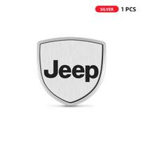 Hot  New 3D Metal Car Body Fender Emblem Shield Stickers Decor Auto Accessories For Jeep Wrangler Grand Cherokee Compass Renegade Cherokee Gladiator