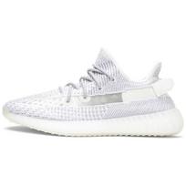 Adidas Originals Yeezy Boost 350 V2 Baby's Breath Static Fabric Low top Casual Shoes Men's Gray White EF2367 43⅓ white