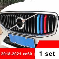 Skirta Volvo xc60 xc90 s90 v90 xc40 s60 v60 CC vidutinio tinklo trispalvių juostelių apdailos automobilių priedams 2018-2021 xc60 gray