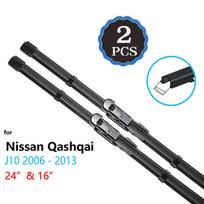 skirtas Nissan Qashqai J10 J11 2006~2017 m. Priekiniai valytuvai Automobilių priedai Stiklų plovimas 2007 2008 2009 2010 2013 2014 2015 m. 2006-2013 j10 gray