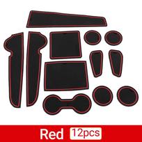Car Accessories For Toyota Corolla Cross XG10  2022 2023 Hybrid Anti-Slip Mat Gate Slot Mats Cup Rubber Anti-Slip Pads balta
