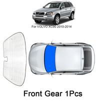 Automobilio saulės skydeliai UV apsaugos uždangalas Volvo XC90 2010-2025 langų užuolaida saulės skydelis skydelis priekinis stiklas vidinis automobilio aksesuaras 1pc Rear 15-25 gray