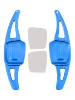 Steering Wheel Paddle Shifter Extension For VW Golf 8 Tiguan Aluminium Blue white