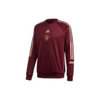 Adidas Manchester United Travel Sweatshirt Men Tops Burgundy FR3863 XL brown
