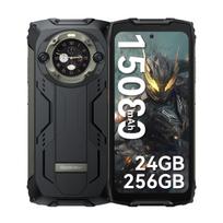 Atnaujintas Blackview BV9300 Pro Helio G99 Atsparus telefonas Android 13 RAM 8GB/12GB ROM 256GB 6.7 120Hz Ekranas 15080mAh Su 33W Įkrovimu 100LM Žibintuvėlis 12GB+256GB juoda