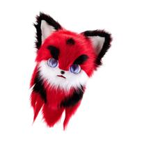 High Detail Foxes Cats Head Mask for Anime Costume Event Lightweight Comfortable Design Realistic Costume Props ruda